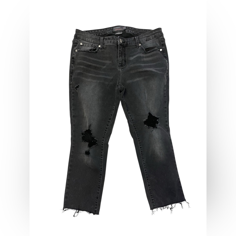 Torrid Black Distressed Boyfriend Straight Style